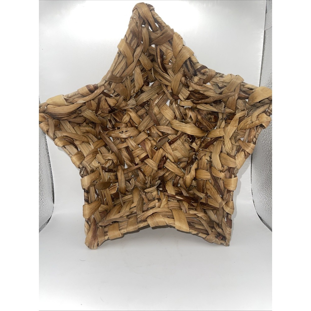 Star Basket  Water Hyacinth Material Summer Sea Decor